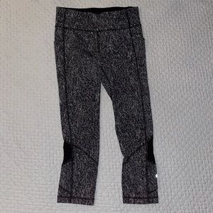 Lululemon Black and White Leggings